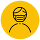 Face Mask on Person Icon