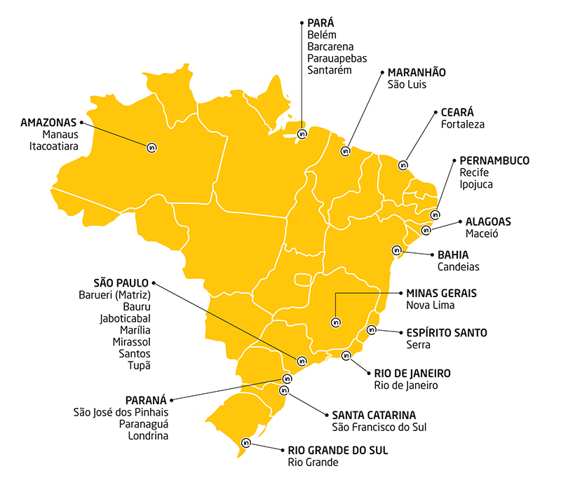 Mapa Brazil